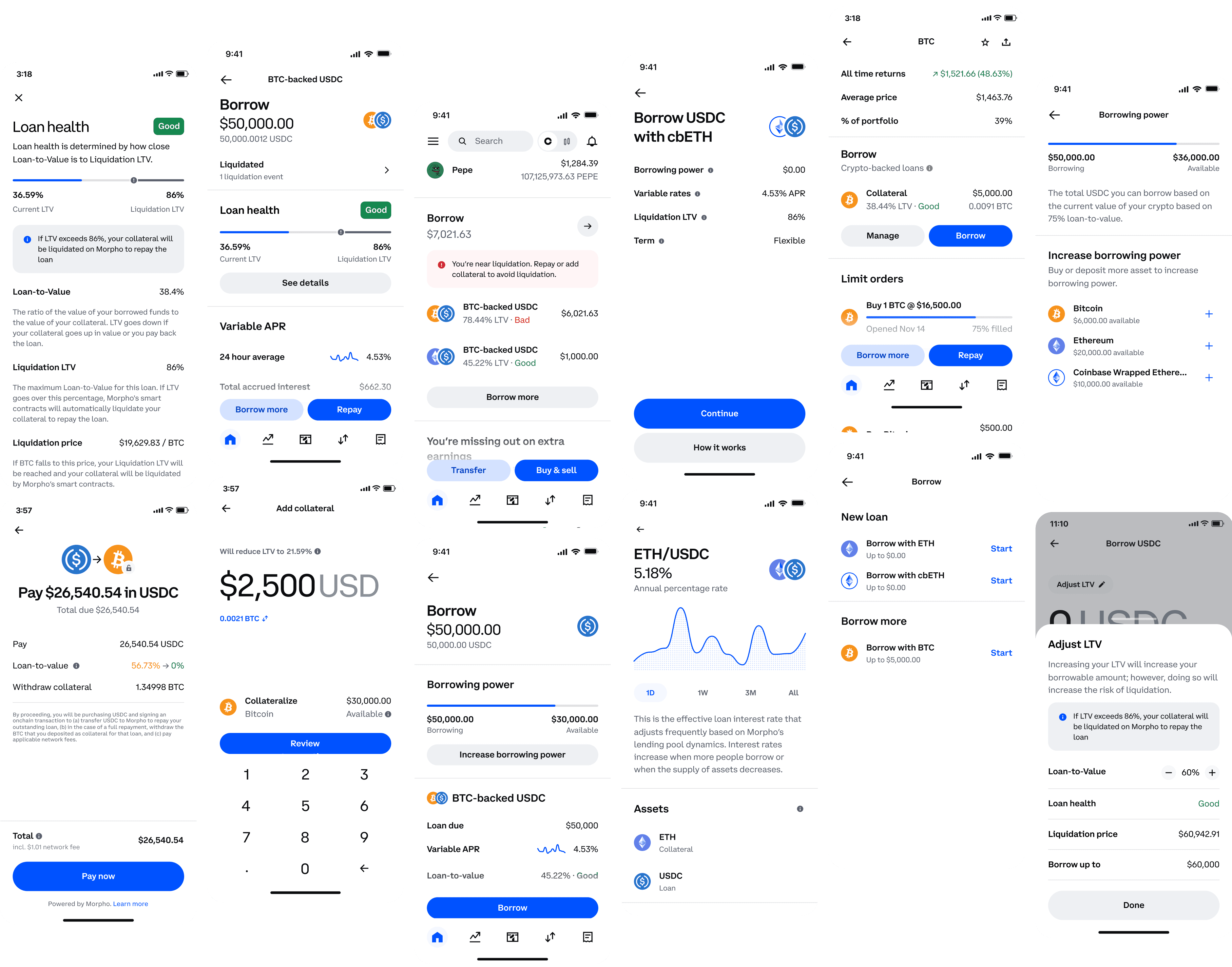 Next steps screens