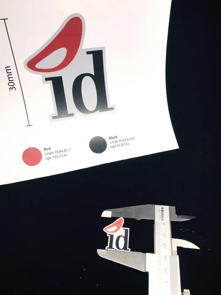 Paper Mock-up of the badge